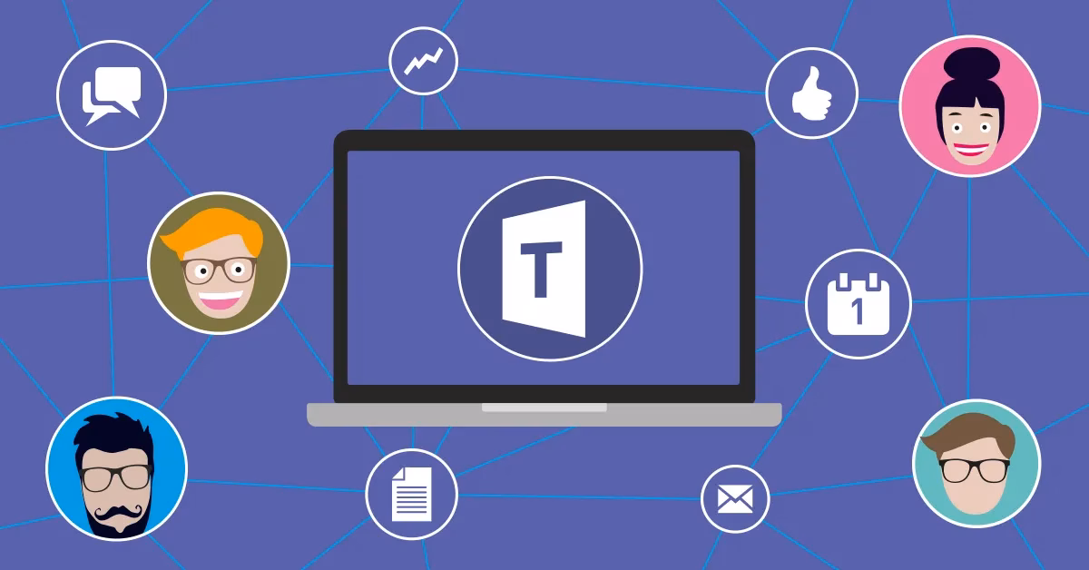 Illustration de l'intégration Microsoft Teams pour diffuser des événements hybrides et connecter les participants à distance